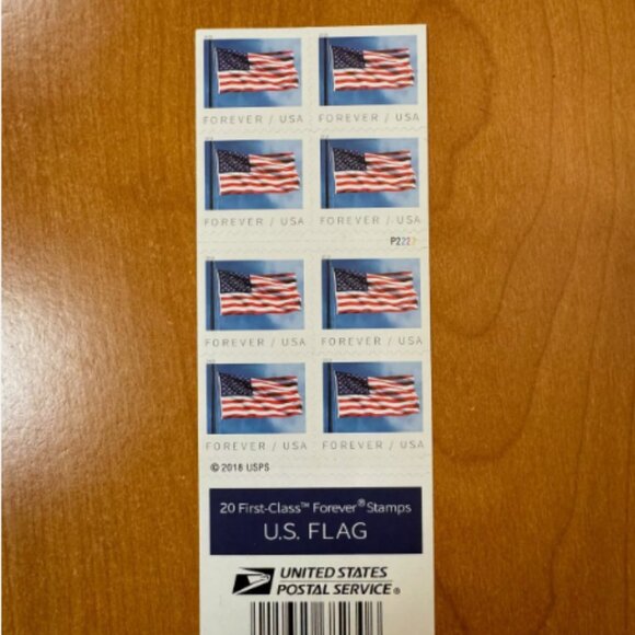 2019 American Flag Stamps 1000 Pieces - Picture 1 of 5